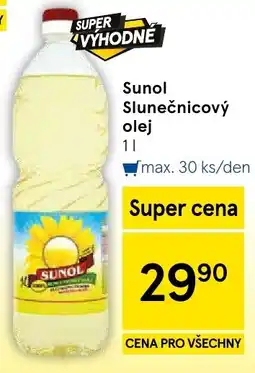 Tesco Sunol slunečnicový olej nabídka