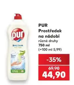 Kaufland Pur prostředek na nádobí nabídka