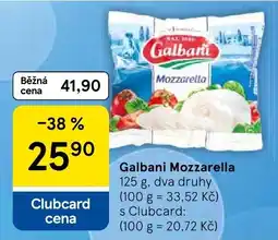 Tesco Galbani Mozzarella nabídka