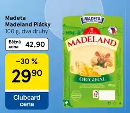 Tesco Madeta madeland plátky nabídka