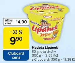 Tesco Madeta Lipánek nabídka