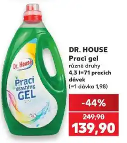 Kaufland DR. HOUSE Prací gel nabídka