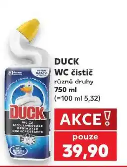 Kaufland Duck WC čistič nabídka