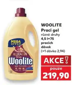 Kaufland Woolite prací gel nabídka