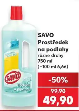 Kaufland SAVO Prostředek na podlahy nabídka
