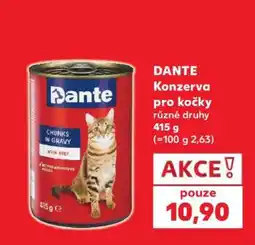 Kaufland DANTE Konzerva pro kočky nabídka
