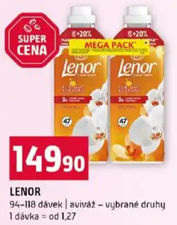 Terno Lenor aviváž - vybrané druhy nabídka