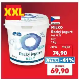 Kaufland Milko Řecký jogurt nabídka