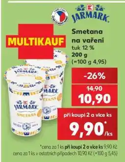 Kaufland JARMARK Smetana na vaření nabídka