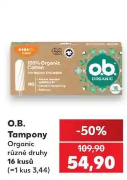 Kaufland o.b. Tampony nabídka