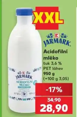 Kaufland Acidofilní mléko nabídka