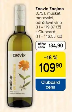 Tesco Znovín muškát moravský nabídka