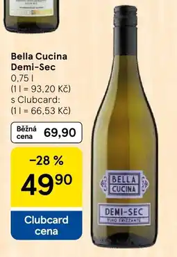 Tesco Bella Cucina Demi-Sec nabídka
