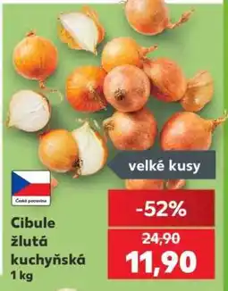 Kaufland Cibule žlutá kuchyňská nabídka