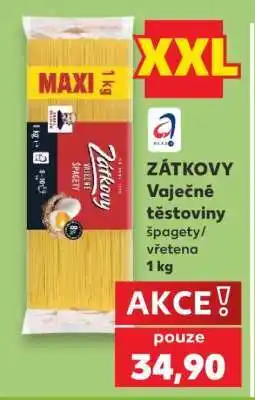 Kaufland Zátkovy vaječné těstoviny nabídka