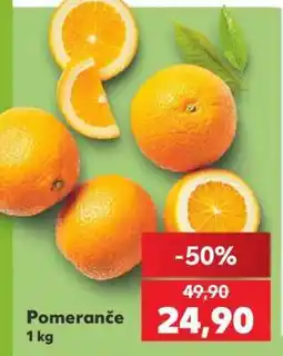 Kaufland Pomeranče nabídka