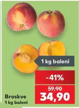 Kaufland Broskve nabídka