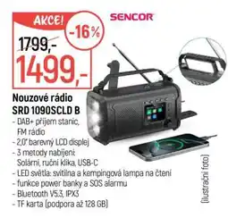 Globus Nouzové rádio SRD 1090SCLD B nabídka