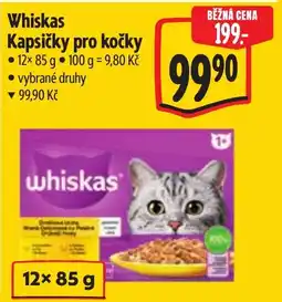 Albert Whiskas kapsičky pro kočky nabídka