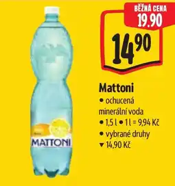 Albert Mattoni ochucená minerální voda nabídka