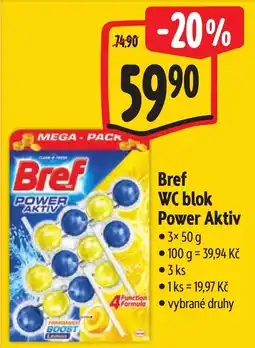 Albert Bref WC blok Power Aktiv nabídka
