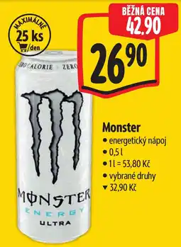 Albert Monster energetický nápoj nabídka