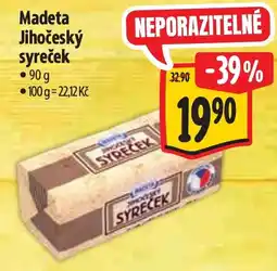 Albert Madeta jihocesky syrecek nabídka