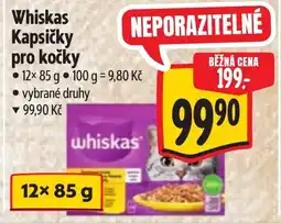 Albert Whiskas kapsičky pro kočky nabídka