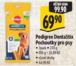 Albert Pedigree DentaStix Pochoutky pro psy nabídka