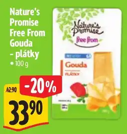Albert Nature's Promise Free From Gouda - plátky nabídka