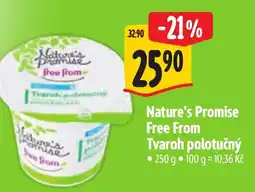 Albert Nature's Promise Free From Tvaroh polotučný nabídka