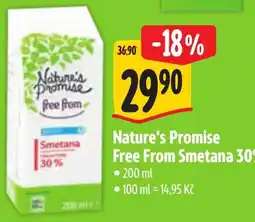 Albert Nature's Promise Free From Smetana 30% nabídka
