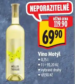 Albert Víno Motýl nabídka