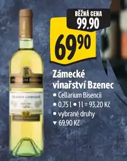 Albert Zámecké vinařství Bzenec nabídka