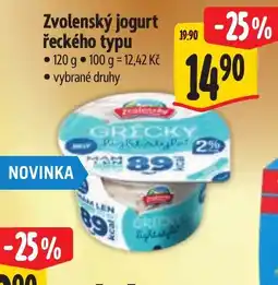Albert Zvolenský jogurt řeckého typu nabídka
