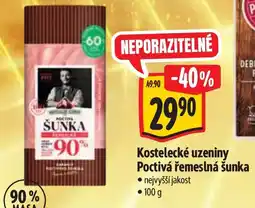 Albert Kostelecké uzeniny Poctivá řemeslná šunka nabídka