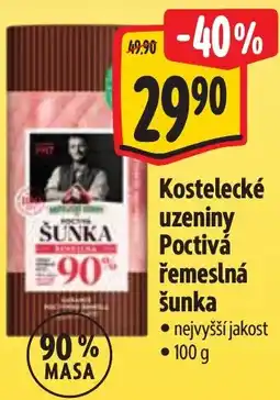 Albert Kostelecké uzeniny Poctivá řemeslná šunka nabídka