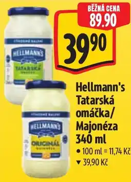 Albert Hellmann's Tatarská omáčka/Majonéza nabídka