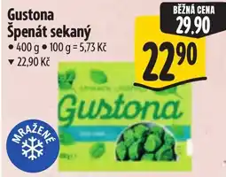 Albert Gustona špenát sekaný nabídka