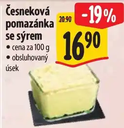 Albert Česneková pomazánka se sýrem nabídka