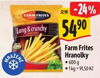 Albert Farm Frites Hranolky nabídka