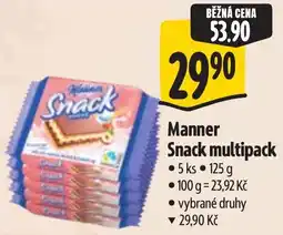 Albert Manner Snack multipack nabídka