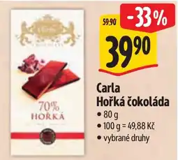 Albert Carla Hořká čokoláda nabídka