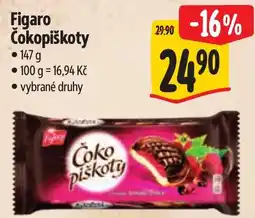 Albert Figaro čokopíškoty nabídka