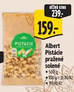 Albert Albert Pistácie pražené solené nabídka