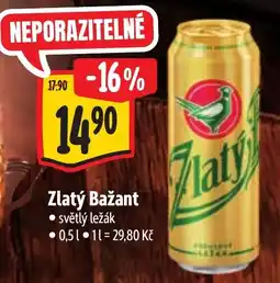 Albert Zlatý Bažant nabídka