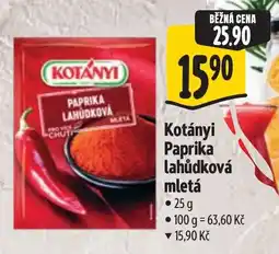 Albert Kotányi Paprika lahůdková mletá nabídka