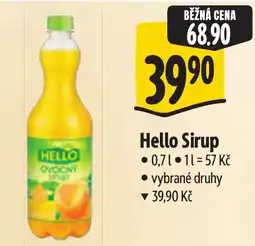 Albert Hello sirup nabídka