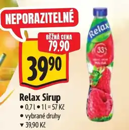 Albert Relax Sirup nabídka