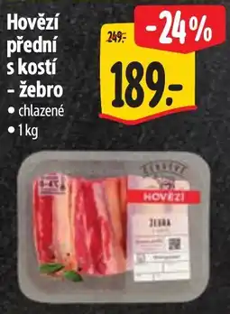 Albert Hovězí přední s kostí nabídka